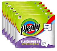 Plenty Kitchen Roll 12 Rolls (960 Sheets) - FlexiSheets Sized Sheets