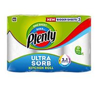 Plenty Kitchen Roll 2 Ply 102110 3 Pieces
