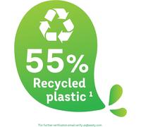 Plenty Kitchen Towel, 6 White Rolls, 600 Sheets of Kitchen Roll, 2-Ply Tissue