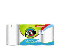 Plenty 8 Roll White Kitchen Towels 8 per pack