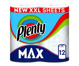 Plenty Max Kitchen Roll 12 Rolls