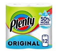 Plenty Original Kitchen Roll, 12 Rolls, Kitchen Towel, Kitchen Tissue