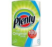 Plenty Original White Kitchen Roll 100 Sheets - 6x1