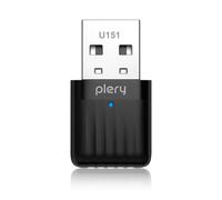 PLERY USB WiFi Adapter for Desktop PC, 5G 2.4G Dual Band WiFi Dongle 802.11AC 650Mbps Wireless Network Adapter for Laptop, Compatible with Windows 11/10/8.1/8/7/XP