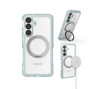 PLES | Arche Ring Stand Case, Compatible with Galaxy S2 Plus, MagSafe Accessories, 360° Rotating Ring Kickstand & Grip, Military Grade Shockproof, Anti-Yellowing, Anti-Fingerprint (Powder Blue)