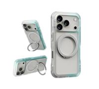 PLES Arche Twoface Ring Stand, Compatible with iPhone PR New Case, 360 Degree, Non-Yellowing, Anti-Fingerprint, Shockproof, Bumper Cover, Anti-Scratch, Kickstand (Silver)