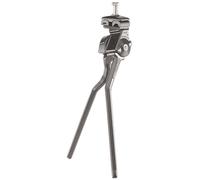 Pletscher Bicycle Cycle Twin Leg B/B Mounted Standard Kickstand Silver - 290 MM