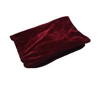Pleuche Piano Single Stool Bench Cover Dustproof Protection Cover Burgundy