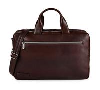 Plevier Jimmy Briefcase Genuine Leather 31 cm Laptop compartment brown