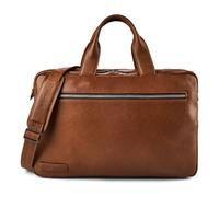 Plevier Jimmy Briefcase Genuine Leather 31 cm Laptop compartment brown