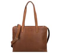 Plevier Power Briefcase Leather 41.5 cm Laptop compartment brown