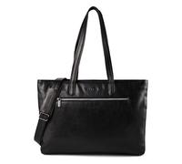 Plevier Power Shopper Bag Genuine Leather 43.5 cm Laptop compartment black