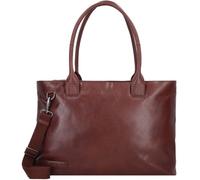 Plevier Rock Amber Shoulder Bag Leather 43 cm Laptop compartment brown
