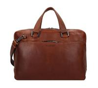 Plevier Vintage Bill Briefcase Leather 40 cm Laptop compartment brown