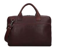 Plevier Vintage Larry Briefcase Genuine Leather 40 cm Laptop compartment brown