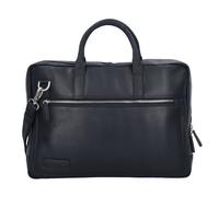 Plevier Vintage London Briefcase RFID protection Leather 41 cm Laptop compartment black