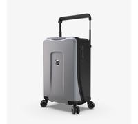 Plevo Runner Carry-On Suitcase Silver 35 L With Power Bank Trolley