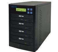 PlexCopier 24X 1 to 3 CD DVD M-Disc Supported Duplicator Copier Tower with Free Copy Protection