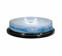 PLEXDISC 645-212 50 GB 6x Blu-ray Double Layer White Inkjet Recordable Disc BD-R DL, 10-Disc Spindle