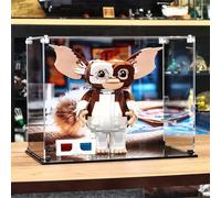 Plexico Display Case Compatible With Lego 21361 Gremlins: Gizmo - Printed Back Panel