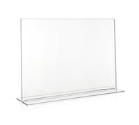 DIN A3 Advertising Stand/T-Stand in Landscape Format/Table Stand Made of Original Plexiglas®