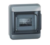PlexoS Surface-Mount Enclosure 6 Modules IP65 601886
