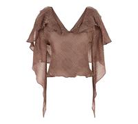 Plexus Blouse - female - KIKO KOSTADINOV - Blouses - Brown - 2XS - Blouses & Shirts 2XS