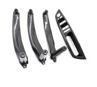 PLFMFVBLBG Car Inner Door Handle Armrest 51416975791 for X5 for X6 for E70 for E71 for E72 2007-2013 Car Interior Door Handle Armrest Panel Cover LHD RHD 5146975793(RHD Carbon Set)