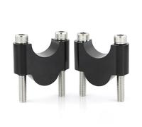 PLFMFVBLBG Handlebar Clamps Risers For Grom For MSX125 For ST1100 For XL250R 350R For CTX700 For Dax125 For CT125 For XR150L 22 Mm 7/8" Handlebar Risers Bars Riser Clamp(Black Riser 30mm)