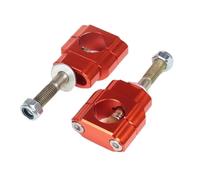PLFMFVBLBG Handlebar Clamps Risers For YZF Motorcycle 1 1/8" Handlebar Riser Handle Bar Mount Riser Clamps Mounts Bars Riser Clamp(Orange)