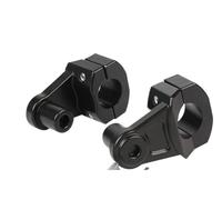 PLFMFVBLBG Handlebar Clamps Risers Motorcycle Bar Clamps Raised Handlebar Handle Bar Risers 22 MM 7/8" 28 MM 1 1/8" Bars Riser Clamp(Black 1 Set,28 MM)