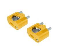 PLFMFVBLBG Handlebar Clamps Risers Universal 22 Mm 28 Mm Motorcycle Bar Clamps Handlebar Adjustable Risers Adapter Motorbike Fixing Stand Bars Riser Clamp(Yellow,28 Mm)