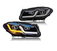 PLFMFVBLBG Headlight Assemblies For F10 For F18 For 5-Series 520i 525i 530i 2011-2017 Modified For G30 For G38 Style 2 Pc Headlamp Assembly(Halogen,2014-2017)