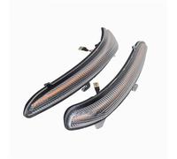 PLFMFVBLBG Mirror Indicator Light 2PCS For Citroen For C3 For C4 Dynamic LED Side Mirror Blinker Lights Sequential Turn Signal Indicator Lamps(Dynamic Crystal)