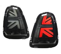 PLFMFVBLBG Taillight Assembly For Mini For Cooper For R56 For R57 For R58 For R59 For LCI For JCW Brake Reverse Tun Signal Lamps 2PCS Full Tail Lights(2PCS Smoke)