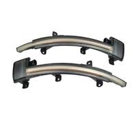 PLFMFVBLBG Turn Signal Light Rearview Mirror For For TT For TTS MK2 8J 2007-2014 For TTRS For R8 Side Rear View Mirror Water Flowing Dynamic Turn Signal Light