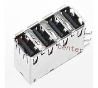 PLGDCBM USB 2.0 Connector - TE Four Level Quad Level Multi Port 90 Degree Angle Type A Connector for Efficient Wiring Connections