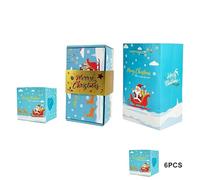 Pliable Present Box Environmental Conscious Papercraft For Home Deck Holiday Surprise Present Storage Creative Wrap