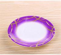 PLIAGE 3Pcs small round Plastic Japan Food Sushi Melamine Dish Rotary Sushi Plate Round Colorful Conveyor Belt Sushi Serving dinner plates