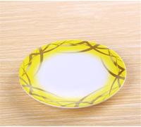 PLIAGE 3Pcs small round Plastic Japan Food Sushi Melamine Dish Rotary Sushi Plate Round Colorful Conveyor Belt Sushi Serving dinner plates