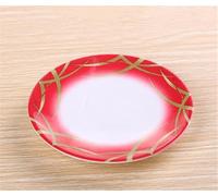 PLIAGE 3Pcs small round Plastic Japan Food Sushi Melamine Dish Rotary Sushi Plate Round Colorful Conveyor Belt Sushi Serving dinner plates