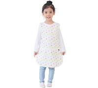 PLIE Kids Art Smock Sleeveless 37colors Age 1~8 Years, Children Waterproof Painting Aprons 37colors (S~XLsize), Pastel Dot (41-S)