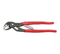Knipex SmartGrip® Water Pump Pliers with automatic adjustment grey atramentized, with non-slip plastic coating 250 mm 85 01 250