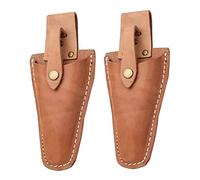 Pliers Holster, Pruner Holster, 2Pcs Leather Hand Pruner Sheath Garden Pliers Scissors Holder with Snap Gardening Case Pouch Bag for Gardening Pruning Shears