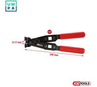 KS Tools 115.1053 Hose Clamp Plier (O-Clip) 17mm