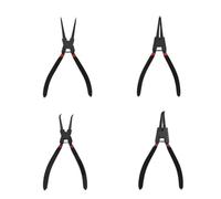 Pliers Kit 7 "Heavy Duty Circlip Pliers Kit Outside Inside Right Angled Beak Portable Multifunctional Snap Ring Tool