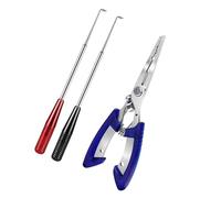 Pliers Long Nose Hook Remover Multifunction Scissors Braid Cutter for Precisions Angling and Easy Carry Long Nose Fishing Pliers