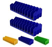 Pliers Organizer Rack Set, 10 Slot Pliers Spanner Compact Hand Tools Screwdrivers Rack, PliersOrganizer With Non Slip Rubber Base, Adjustable PlierOrganizer, Slot PliersHolder With Adjustable Dividers