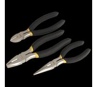 Sealey Ak9333 Pliers Set 3Pc Ni-Fe Finish