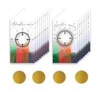 PLIGREAT 120 Pack Adventure Awaits Scratch Off Cards DIY Your Own Scratch Off Crads with Stickers Compass Scratch to Win Tickets DIY Coupon Cards for Travle Small Business Promotion Party Supplies
